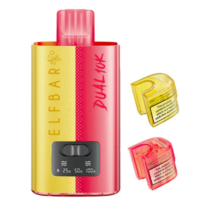 Elf Bar Dual 10K Disposable 2‑in‑1 Vape – Pack of 5