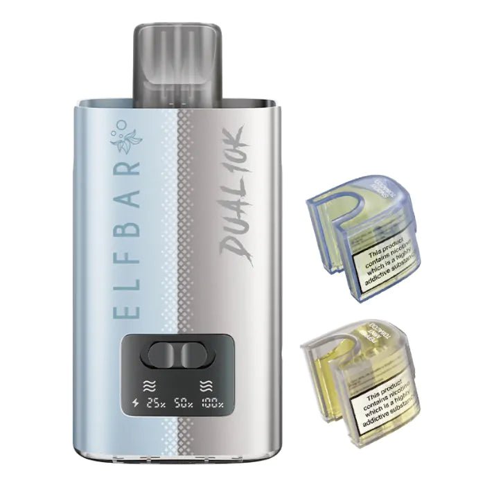 Elf Bar Dual 10K Disposable 2‑in‑1 Vape – Pack of 5