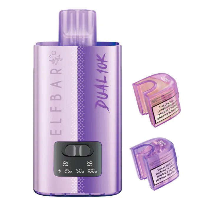 Elf Bar Dual 10K Disposable 2‑in‑1 Vape – Pack of 5
