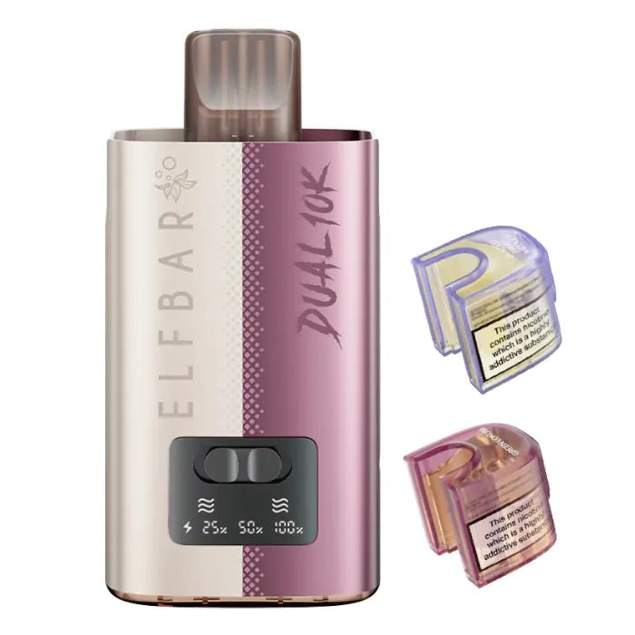 Elf Bar Dual 10K Disposable 2‑in‑1 Vape – Pack of 5