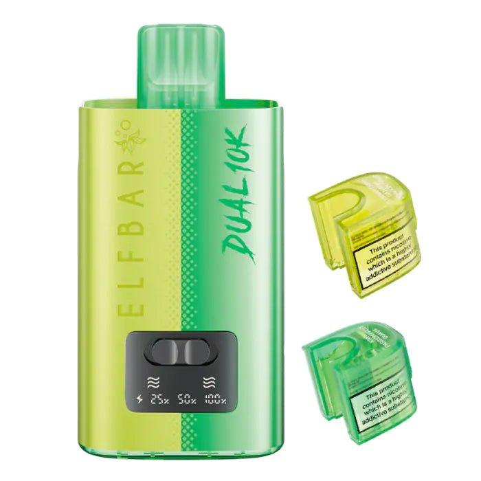 Elf Bar Dual 10K Disposable 2‑in‑1 Vape – Pack of 5