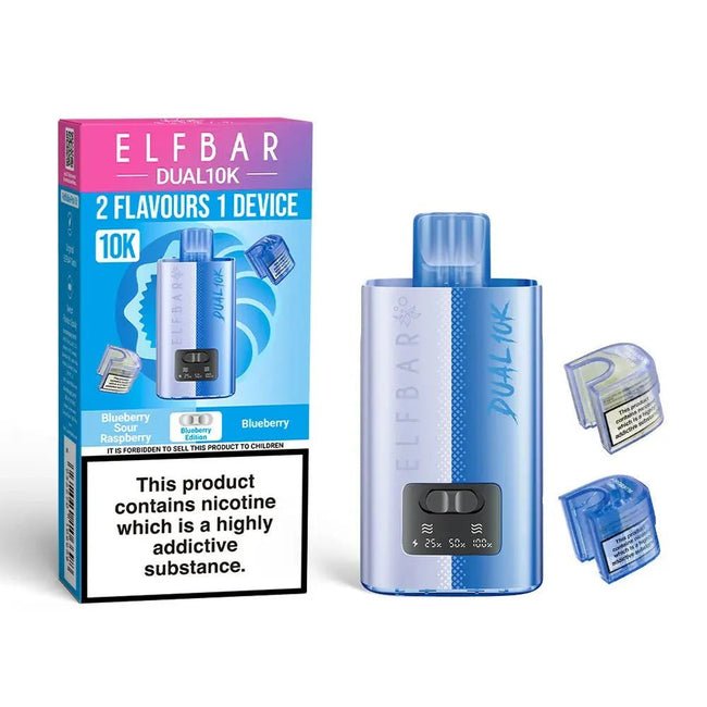 Elf Bar Dual 10k Prefilled Vape Kit (Pack of 5)