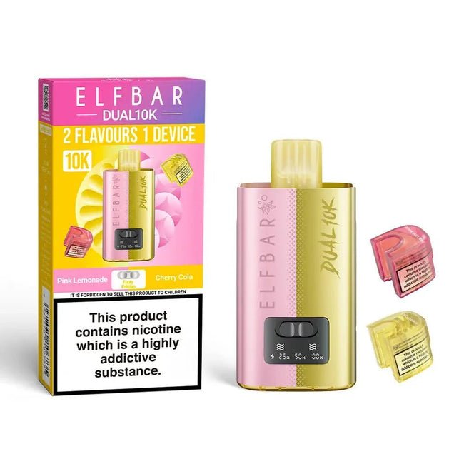 Elf Bar Dual 10k Prefilled Vape Kit (Pack of 5)
