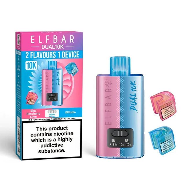 Elf Bar Dual 10k Prefilled Vape Kit (Pack of 5)