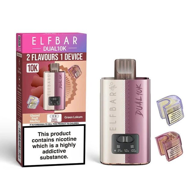 Elf Bar Dual 10k Prefilled Vape Kit (Pack of 5)