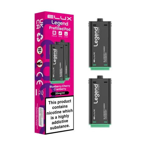Elux Legend 1500 2 in 1 Refill Pods (Pack of 10) - Vape & Candy Wholesale