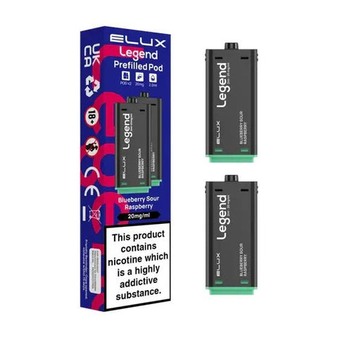 Elux Legend 1500 2 in 1 Refill Pods (Pack of 10) - Vape & Candy Wholesale
