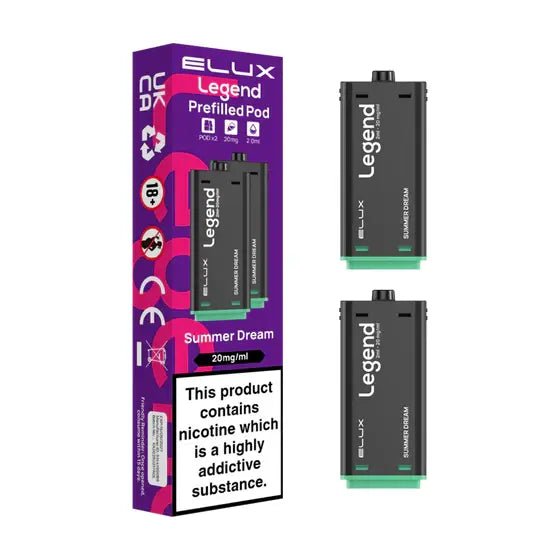 Elux Legend 1500 2 in 1 Refill Pods (Pack of 10)