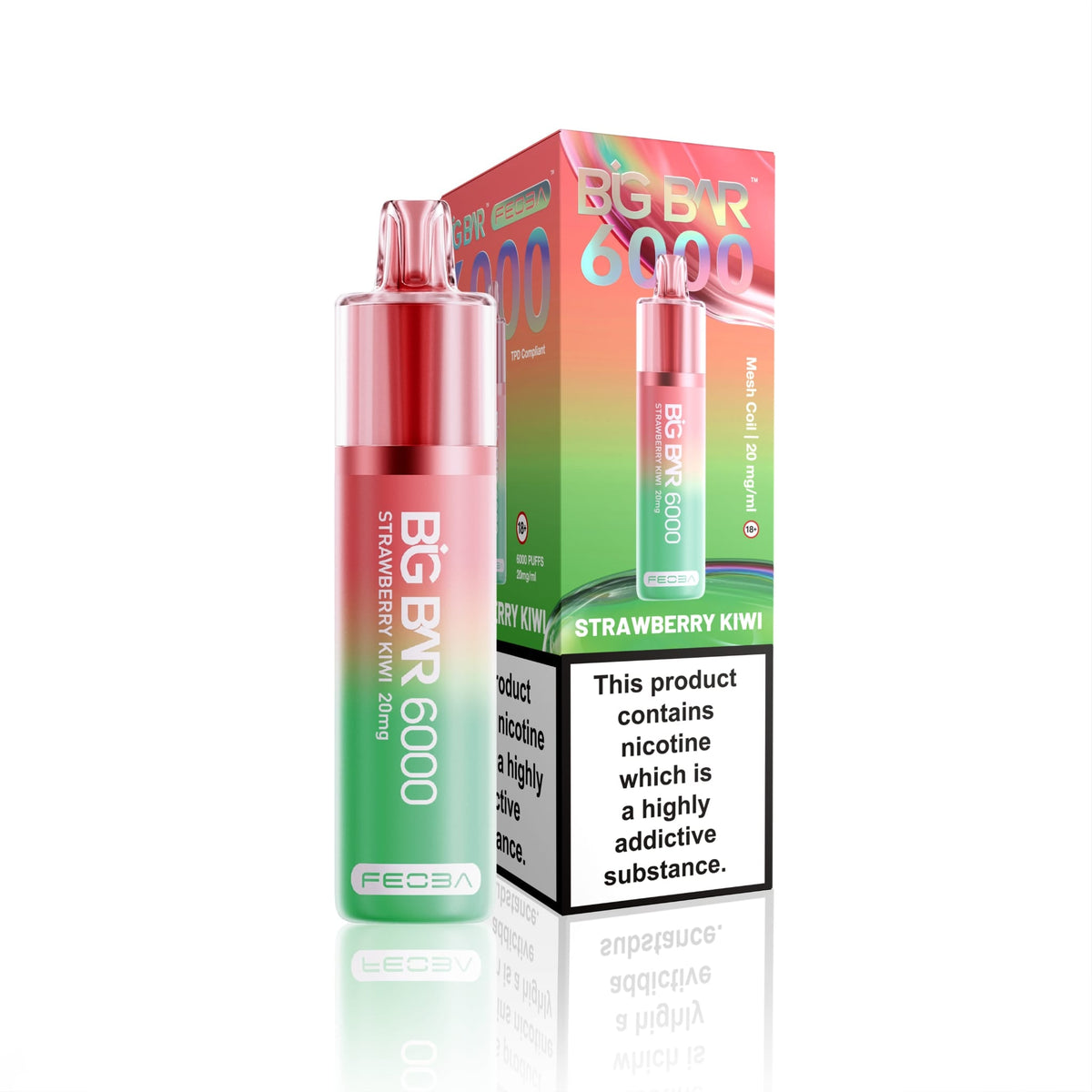 Feoba Big Bar 6000 Puffs Vape (Box of 5)
