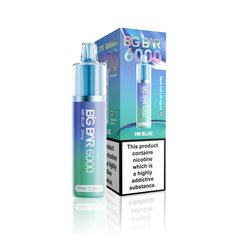 Feoba Big Bar 6000 Puffs Disposable Vape (Box of 5) - Vape & Candy Wholesale