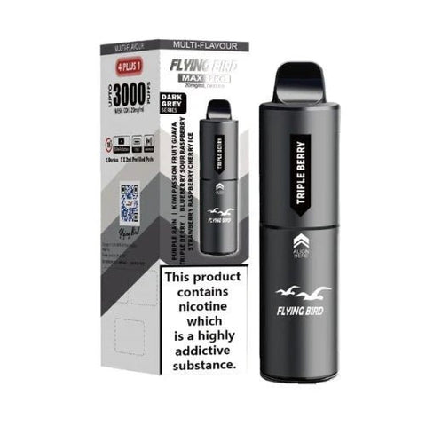 Flying Bird Max Pro 3000 Puffs Disposable Vape Box Of 5 - Vape & Candy Wholesale