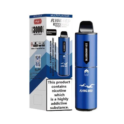 Flying Bird Max Pro 3000 Puffs Vape Box Of 5