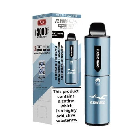 Flying Bird Max Pro 3000 Puffs Disposable Vape Box Of 5 - Vape & Candy Wholesale