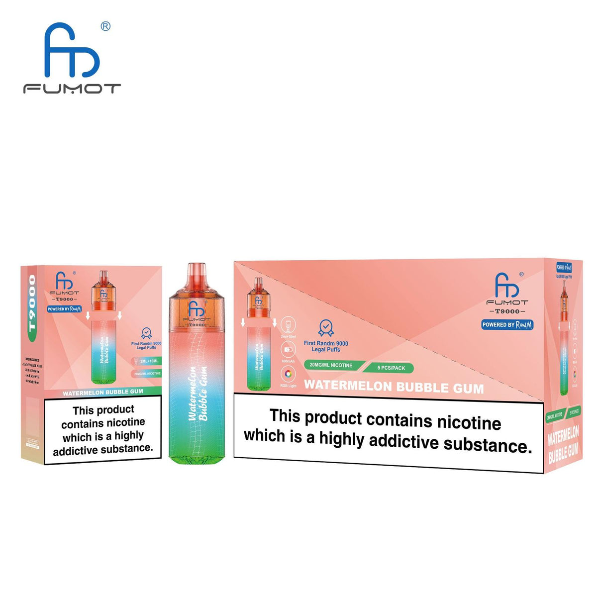 Fumot T9000 Prefilled Vape Kit (Pack of 5)