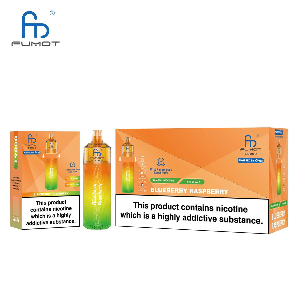 Fumot T9000 Prefilled Vape Kit (Pack of 5)