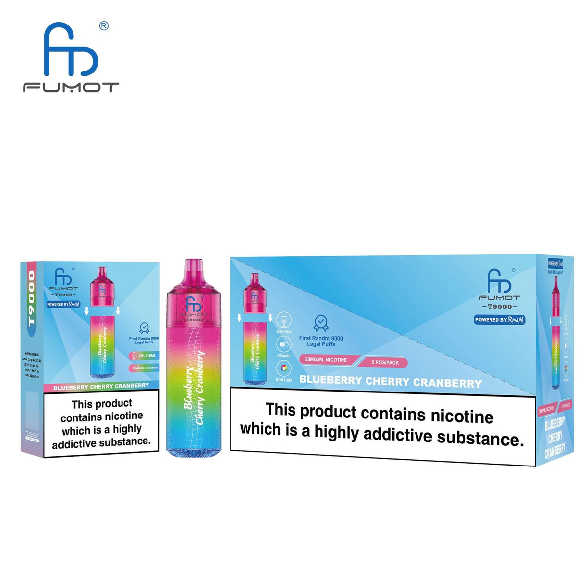 Fumot T9000 Prefilled Vape Kit (Pack of 5)