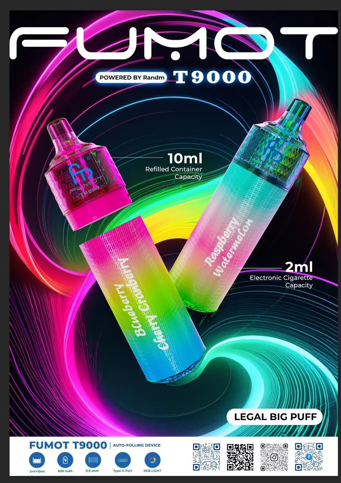 Fumot T9000 Prefilled Vape Kit (Pack of 5)