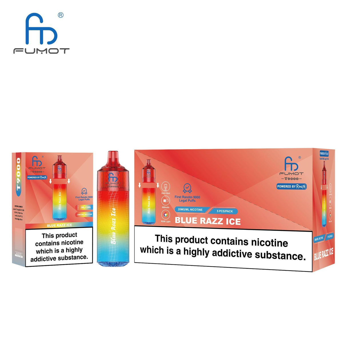Fumot T9000 Prefilled Vape Kit (Pack of 5)