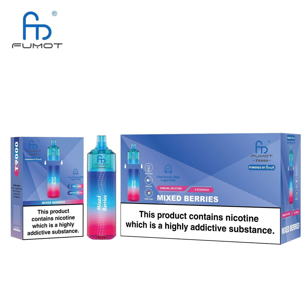 Fumot T9000 Prefilled Vape Kit (Pack of 5)