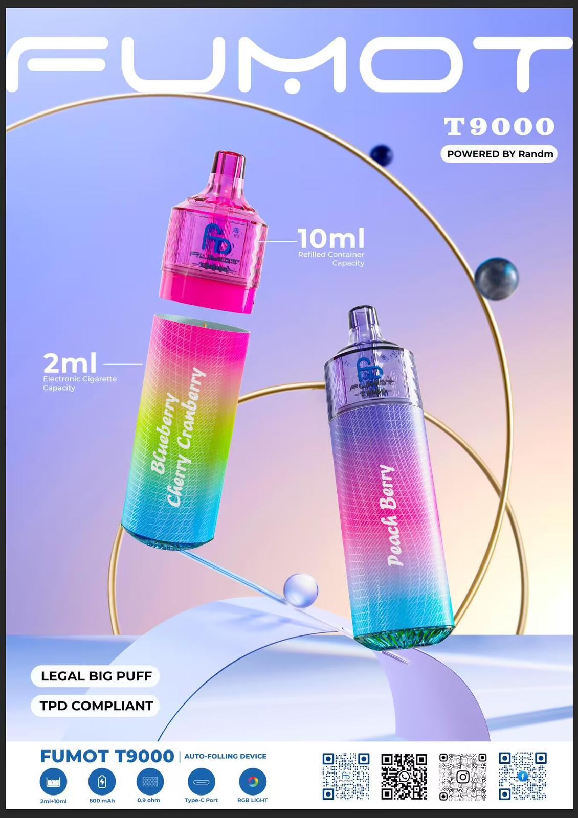 Fumot T9000 Prefilled Vape Kit (Pack of 5)