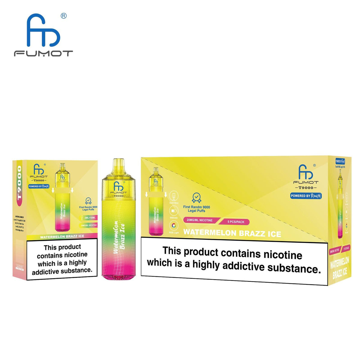 Fumot T9000 Prefilled Vape Kit (Pack of 5)
