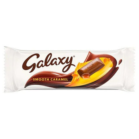 Galaxy Smooth Caramel Chocolate Bar 48g - Pack of 24 - Vape & Candy Wholesale