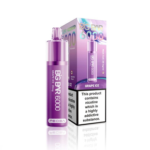 Feoba Big Bar 6000 Puffs Vape (Box of 5) - Vape & Candy Wholesale