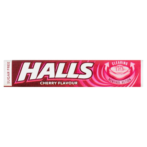 Halls Cherry Flavour Candy - 32g - Pack of 20 - Vape & Candy Wholesale