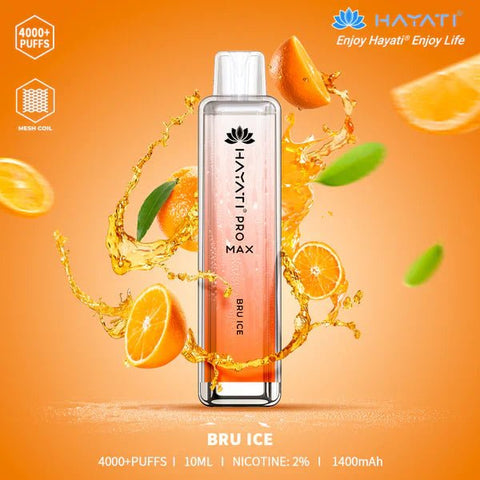 Hayati Pro Max 4000 Vape Kit (Pack of 10) - Vape & Candy Wholesale