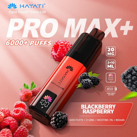 Hayati Pro Max+ Plus 6000 Puffs Vape Kit Pack of 5 - Vape & Candy Wholesale