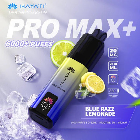Hayati Pro Max+ Plus 6000 Puffs Vape Kit Pack of 5 - Vape & Candy Wholesale