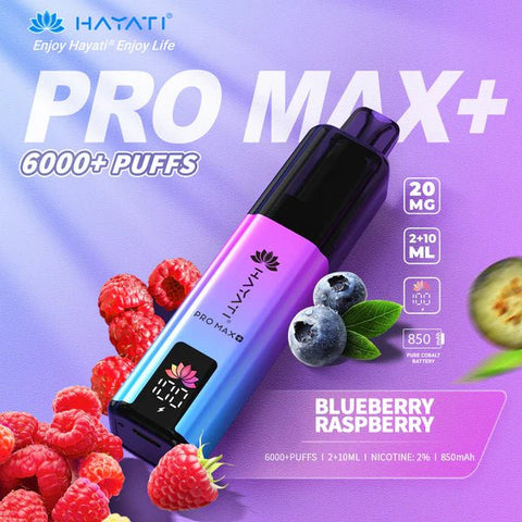 Hayati Pro Max+ Plus 6000 Puffs Vape Kit Pack of 5 - Vape & Candy Wholesale