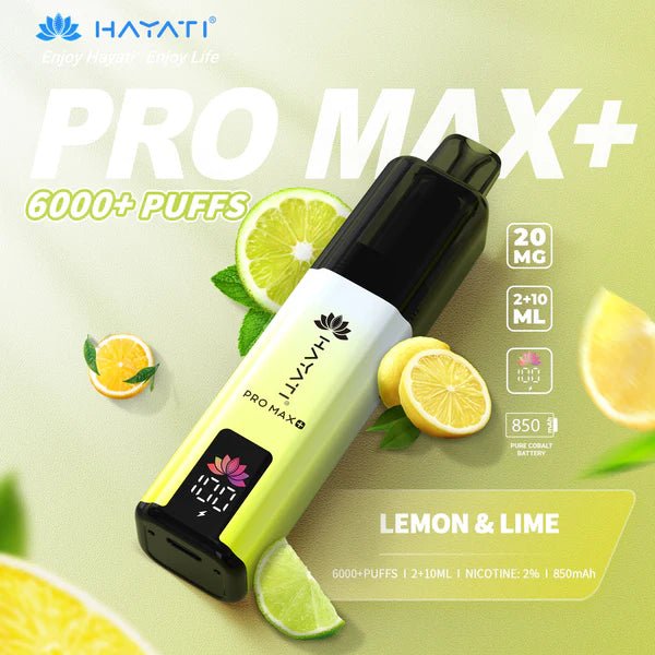 Hayati Pro Max+ Plus 6000 Prefilled Vape Kit (Pack of 5)
