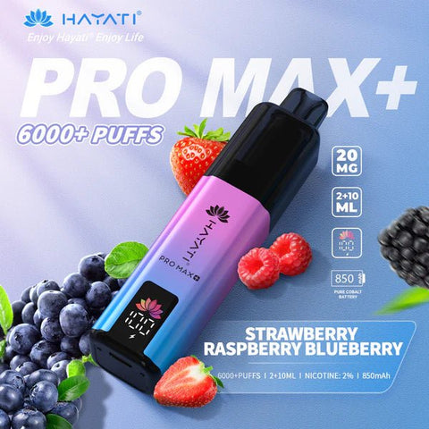 Hayati Pro Max+ Plus 6000 Puffs Vape Kit Pack of 5 - Vape & Candy Wholesale