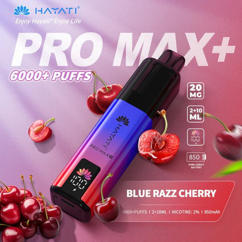 Hayati Pro Max+ Plus 6000 Puffs Vape Kit Pack of 5 - Vape & Candy Wholesale