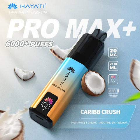 Hayati Pro Max+ Plus 6000 Puffs Vape Kit Pack of 5 - Vape & Candy Wholesale