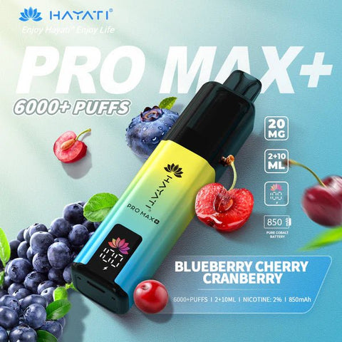 Hayati Pro Max+ Plus 6000 Puffs Vape Kit Pack of 5 - Vape & Candy Wholesale