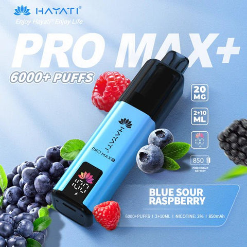 Hayati Pro Max+ Plus 6000 Puffs Vape Kit Pack of 5 - Vape & Candy Wholesale