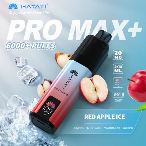 Hayati Pro Max+ Plus 6000 Puffs Vape Kit Pack of 5 - Vape & Candy Wholesale