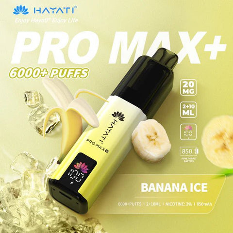 Hayati Pro Max+ Plus 6000 Puffs Vape Kit Pack of 5 - Vape & Candy Wholesale