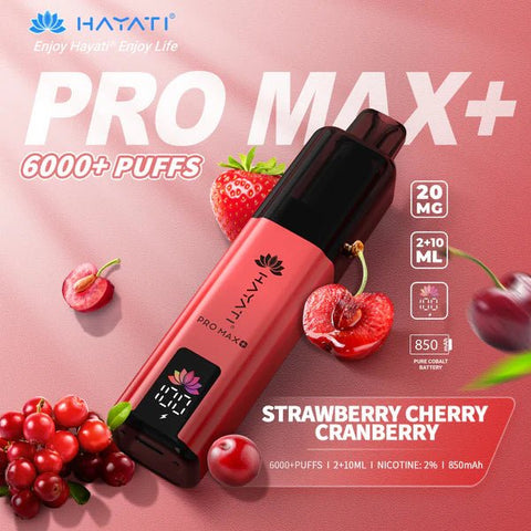 Hayati Pro Max+ Plus 6000 Puffs Vape Kit Pack of 5 - Vape & Candy Wholesale