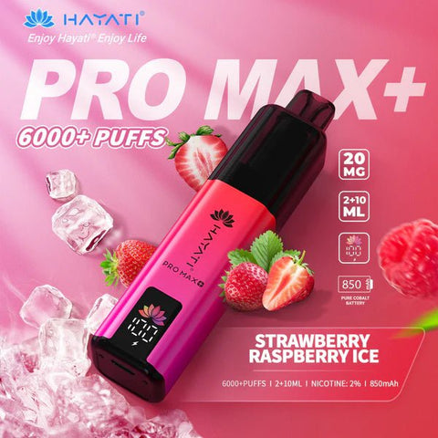 Hayati Pro Max+ Plus 6000 Puffs Vape Kit Pack of 5 - Vape & Candy Wholesale