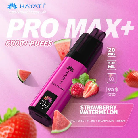 Hayati Pro Max+ Plus 6000 Puffs Vape Kit Pack of 5 - Vape & Candy Wholesale