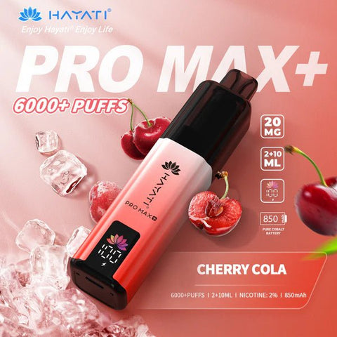 Hayati Pro Max+ Plus 6000 Puffs Vape Kit Pack of 5 - Vape & Candy Wholesale