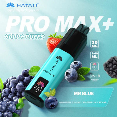 Hayati Pro Max+ Plus 6000 Puffs Vape Kit Pack of 5 - Vape & Candy Wholesale