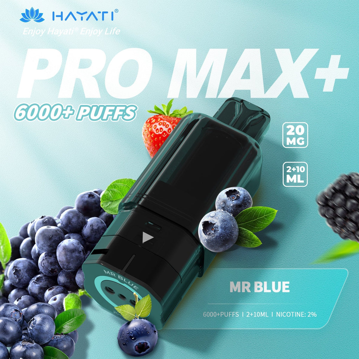 Hayati Pro Max+ 6K Refill Pods (Pack of 5)
