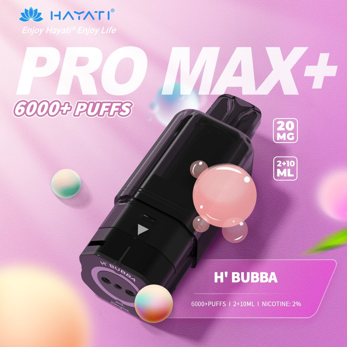 Hayati Pro Max+ 6K Refill Pods (Pack of 5)