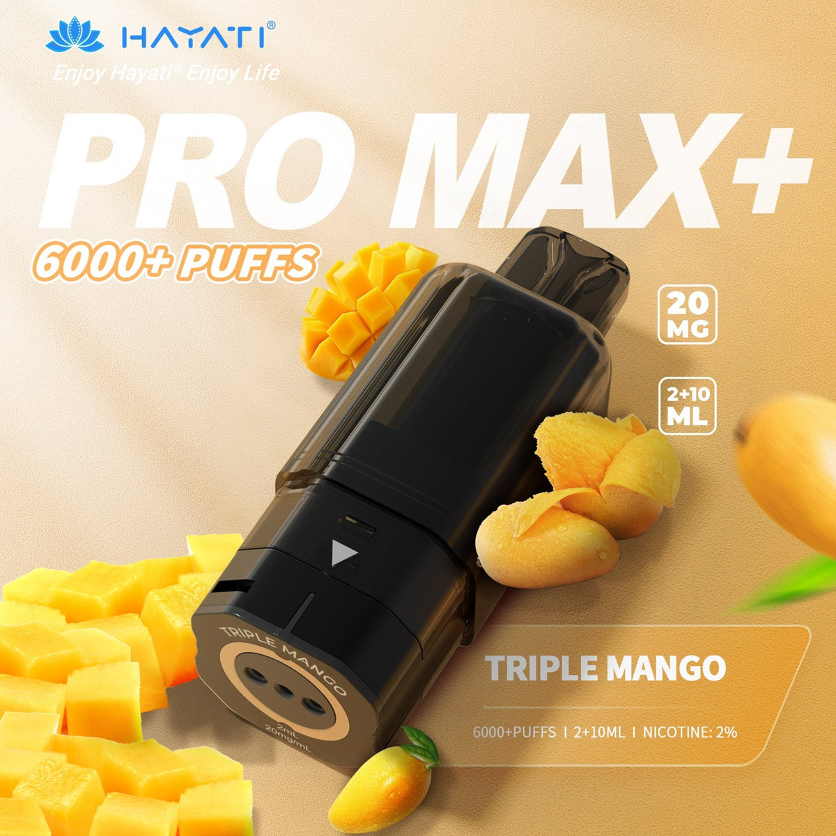 Hayati Pro Max+ 6K Refill Pods (Pack of 5)