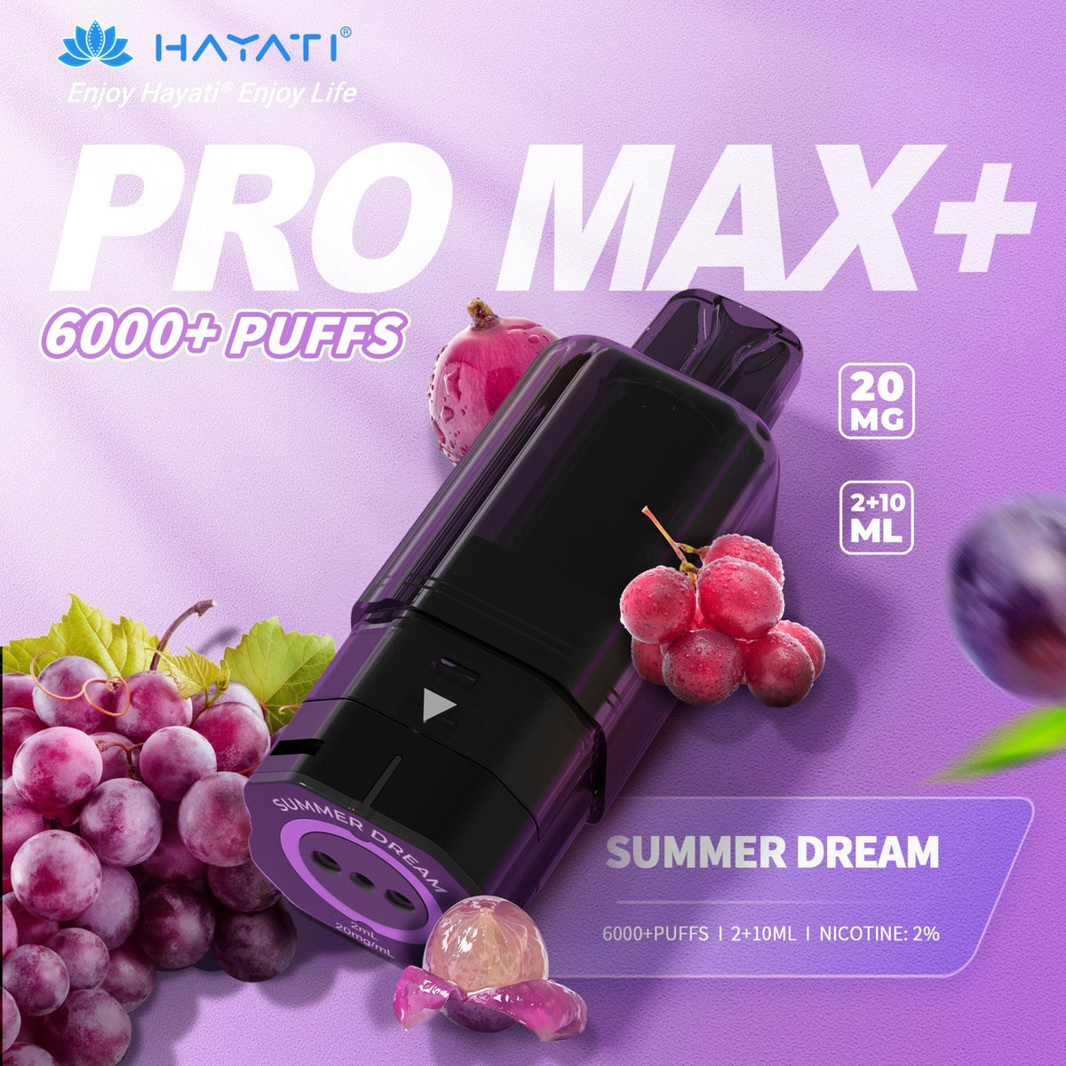 Hayati Pro Max+ 6K Refill Pods (Pack of 5)