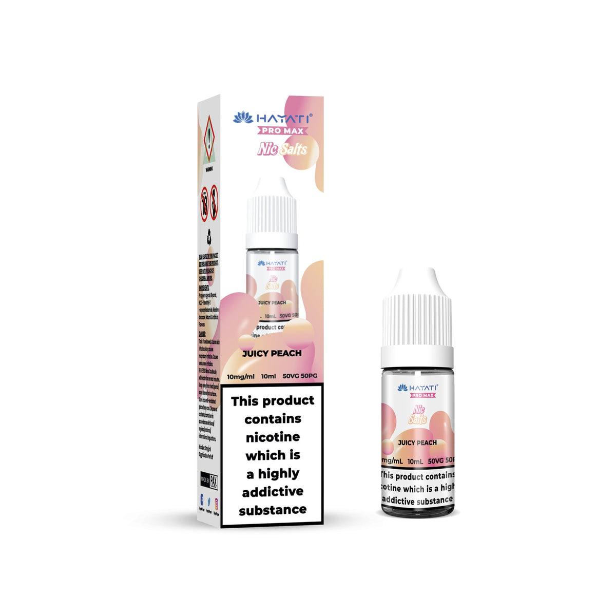 Hayati Pro Max Vape Nic Salts 10ml (Pack of 10)